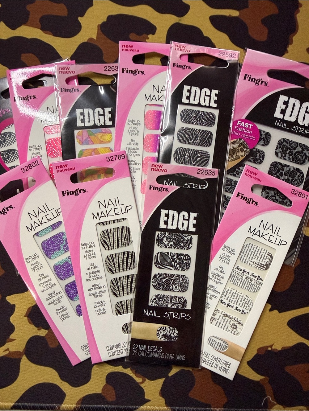 Nail polish wraps
